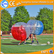 Funny human inflatable body soccer bumper bubble ball suit